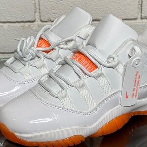 Air Jordan 11 Low White Orange Size 8 Brand New No Box